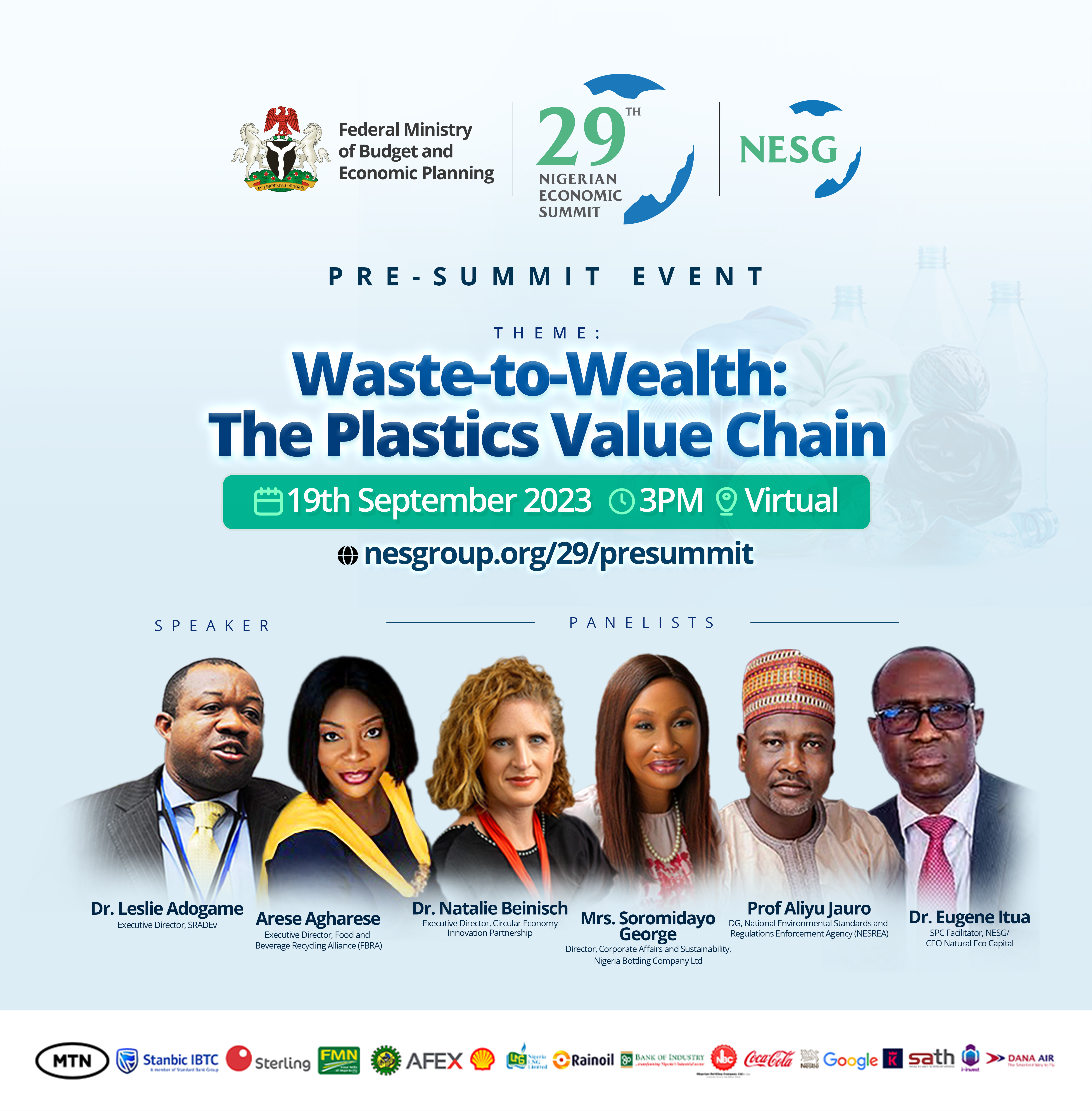 NESG Holds Pre NES29 Summit Webinar on Harnessing Nigeria’s Plastics Value Chain